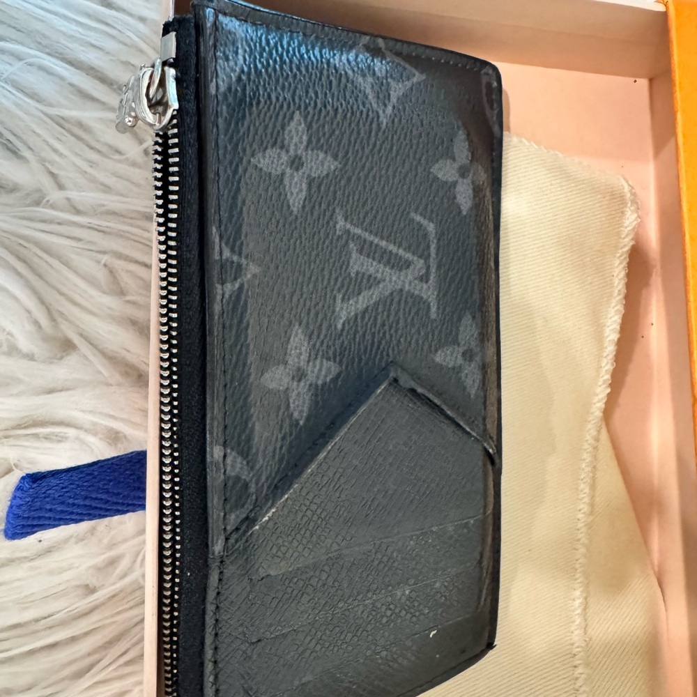 Authentic Louis Vuitton Monogram Eclipse Taiga Co… - image 8